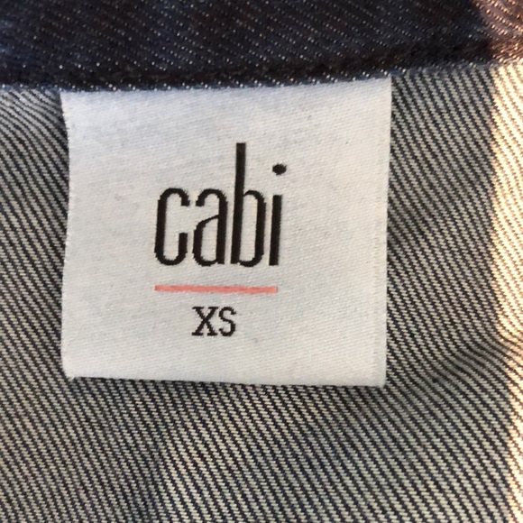 CABI dark denim top size XS - Picture 5 of 7